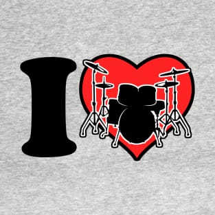 I Love Drums T-Shirt